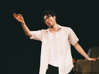 劇団ドラマティックゆうや「明日の人」より。（撮影：田川優太郎）