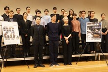 「Noism Company Niigata20周年記念公演『Amomentof』」記者発表の様子。