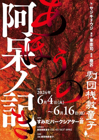 劇団桟敷童子「阿呆ノ記」ビジュアル