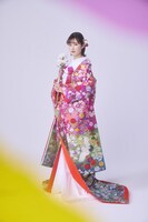 ドラマ特区「過保護な若旦那様の甘やかし婚」井頭愛海扮する鶴岡依音のビジュアル。(c)「過保護な若旦那様の甘やかし婚」製作委員会・MBS