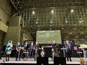 トークイベントの様子。