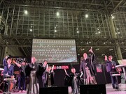 トークイベントの様子。