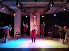 劇団きらら60分公演「きなこつみ物語」熊本公演の様子。（撮影：劇団きらら）