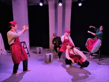 劇団きらら60分公演「きなこつみ物語」熊本公演の様子。（撮影：劇団きらら）