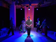 劇団きらら60分公演「きなこつみ物語」熊本公演の様子。（撮影：劇団きらら）