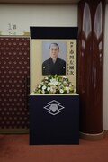 四世市川左團次一年祭追善祭壇