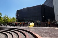 高校生パフォーマンスの様子。