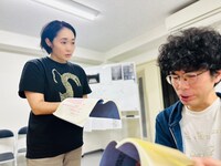 Stage Reading「A Bright New Boise」稽古場の様子。