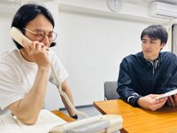 Stage Reading「A Bright New Boise」稽古場の様子。