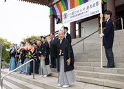 豊竹若太夫（中央）（提供：国立劇場）