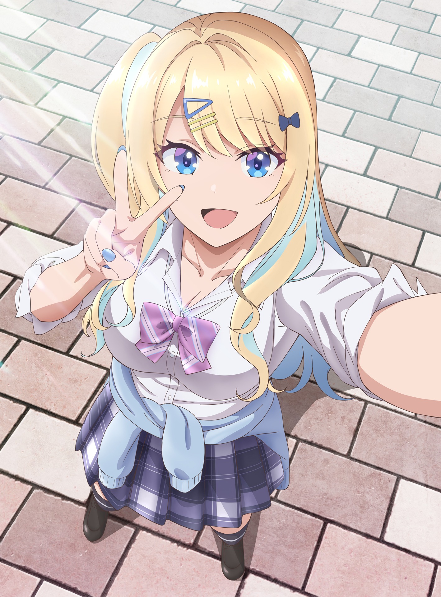 ミュージカル「経験済みなキミと、経験ゼロなオレが、お付き合いする話。」ティザービジュアル(c)長岡マキ子・magako/KADOKAWA/キミゼロ製作