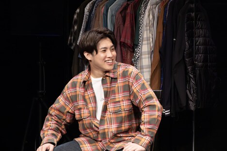 「役替わり朗読劇『5years after』ver.11」の「3actors talk」より、松本幸大。