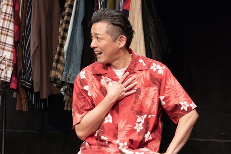 「役替わり朗読劇『5years after』ver.11」の「3actors talk」より、森山栄治。