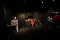 劇団ノックステージ 第5回公演「楽屋-流れ去るものはやがてなつかしき」より。