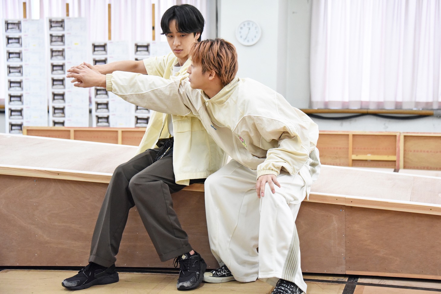 左から井澤巧麻、木原瑠生。