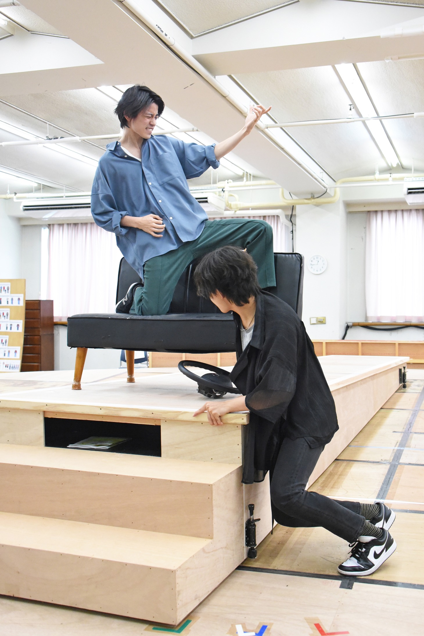 左から高橋健介、萩谷慧悟。
