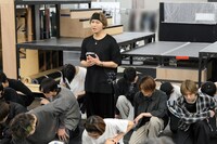 「Butlers' 歌劇『悪魔執事と黒い猫』～薔薇薫る舞踏会編～」稽古の様子。（撮影：大塚浩史 / DOUBLE SQUEEZE Inc.）