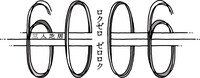 三人芝居「6006（ロクゼロゼロロク）」ロゴ