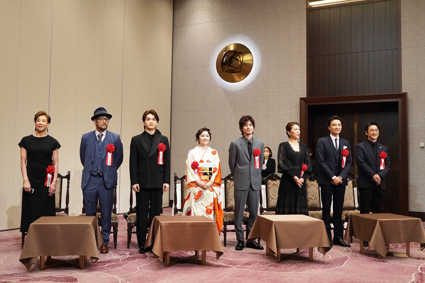 第49回菊田一夫演劇賞の受賞者たち。