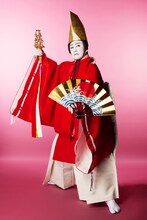 松本幸四郎扮する豊臣秀吉。（撮影：永石勝）