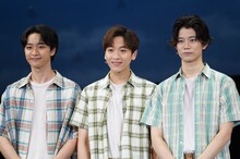 左から井澤巧麻、島太星（NORD）、高橋健介。