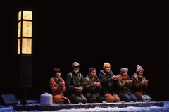 実際の市電停留所を舞台にした札幌座「西線11条のアリア」再び