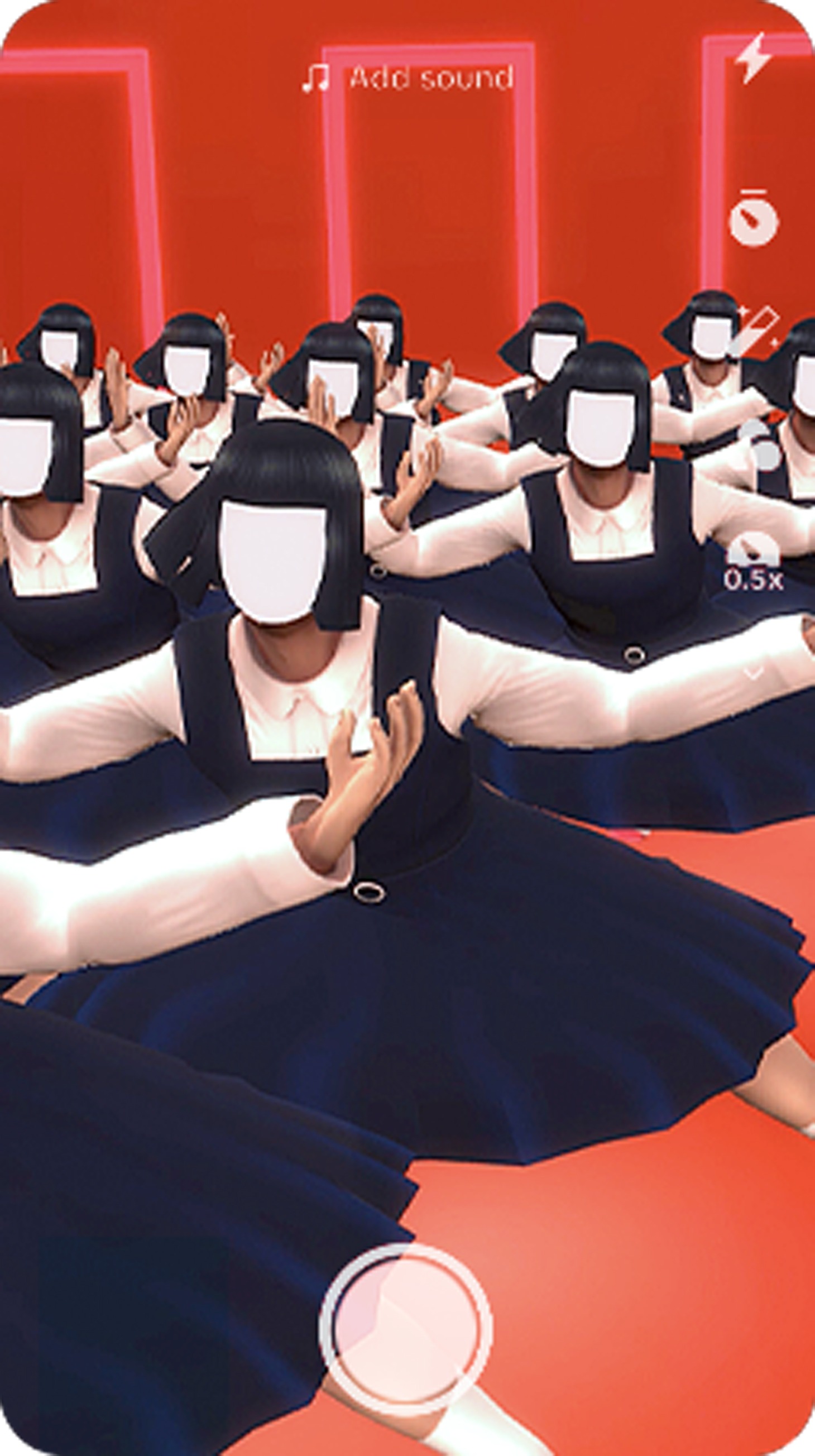 TikTokエフェクト「avantgardeyDance by PARCO」