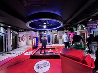 「モノポリー・ライフサイズ・ロンドン」の様子。