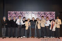 左から樫澤優太、磯野亨、井阪郁巳、加藤将、武本悠佑、今牧輝琉、染谷俊之、横山賀三、桜庭大翔、手島章斗、高梨怜、ジョエル・ショウヘイ。