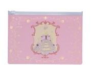 購入者先着プレゼントのPVCポーチ。