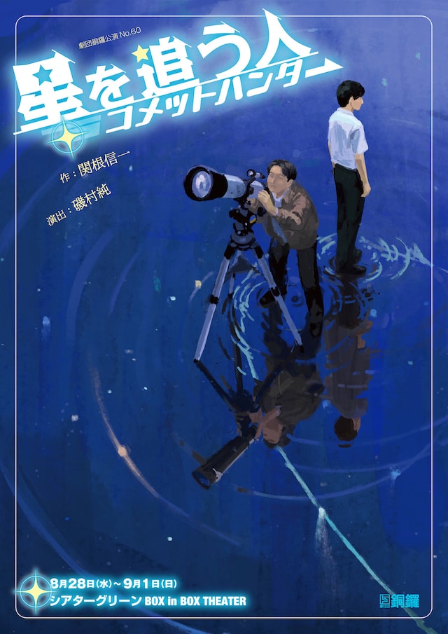劇団銅鑼「星を追う人コメットハンター」チラシ表