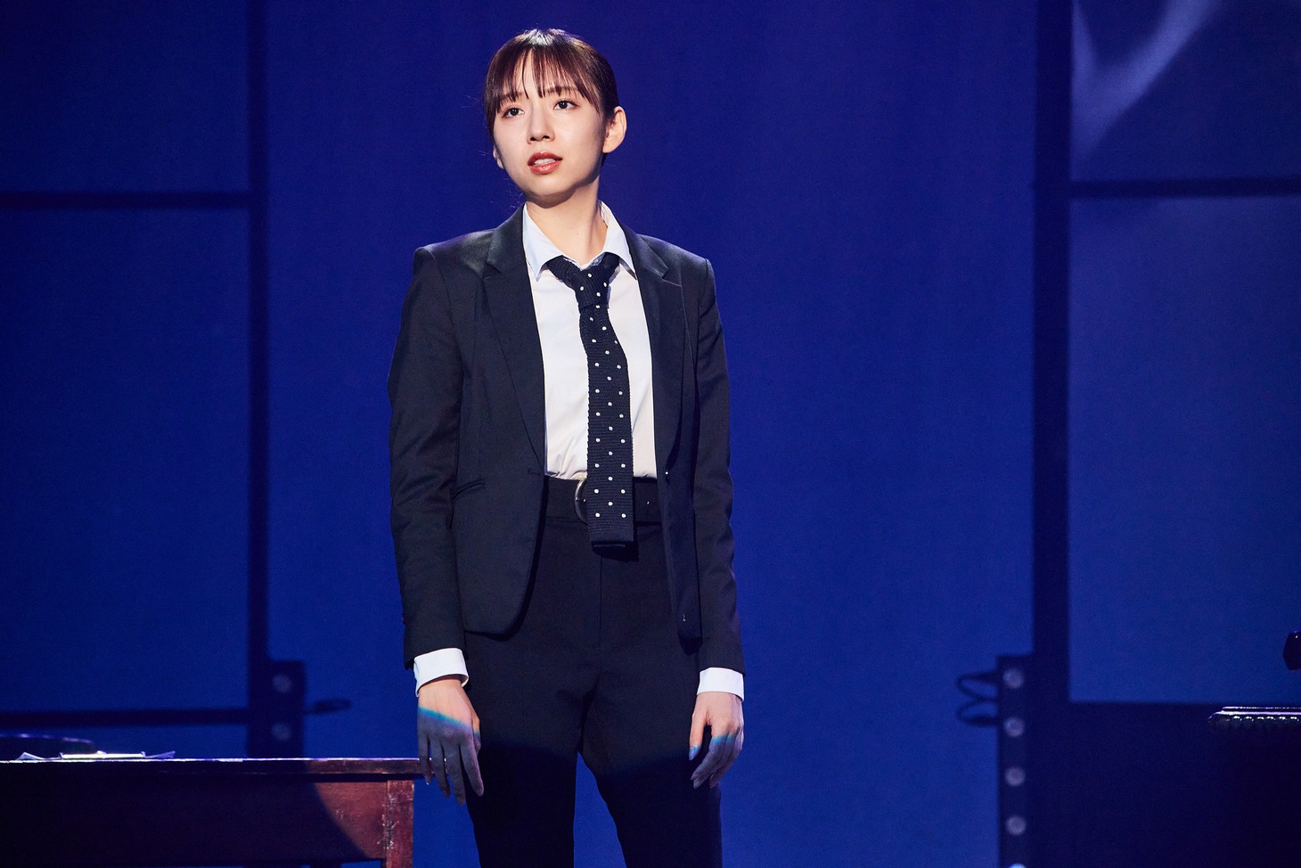 紀伊國屋ホール 60周年記念公演「熱海連続殺人事件」の「熱海殺人事件 Standard」より。（撮影：神ノ川智早）