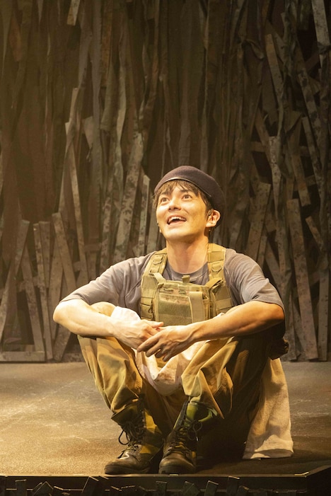 TEAM NACS Solo Project 5D2 -FIVE DIMENSIONS II-「死の笛」ゲネプロより、林遣都扮するウスダ。（撮影：村松巨規）