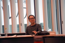 ハレノワ創造プログラム「終点 まさゆめ」稽古より、松井周。