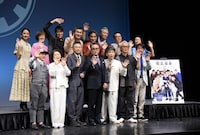パルコ・プロデュース 2025 東京サンシャインボーイズ 復活公演「蒙古が襲来」製作発表会見より。