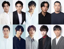 劇団EXILEのメンバー。上段左から小野塚勇人、町田啓太、青柳翔、佐藤寛太、
SWAY、下段左から八木将康、前田拳太郎、塩野瑛久、櫻井佑樹、小澤雄太。