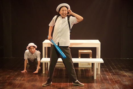 「世田谷シルク 二人芝居『カズオ』」より。