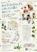 焚きびび no.1「溶けたアイスのひとしずくの中にだって踊る私はいる」チラシ裏