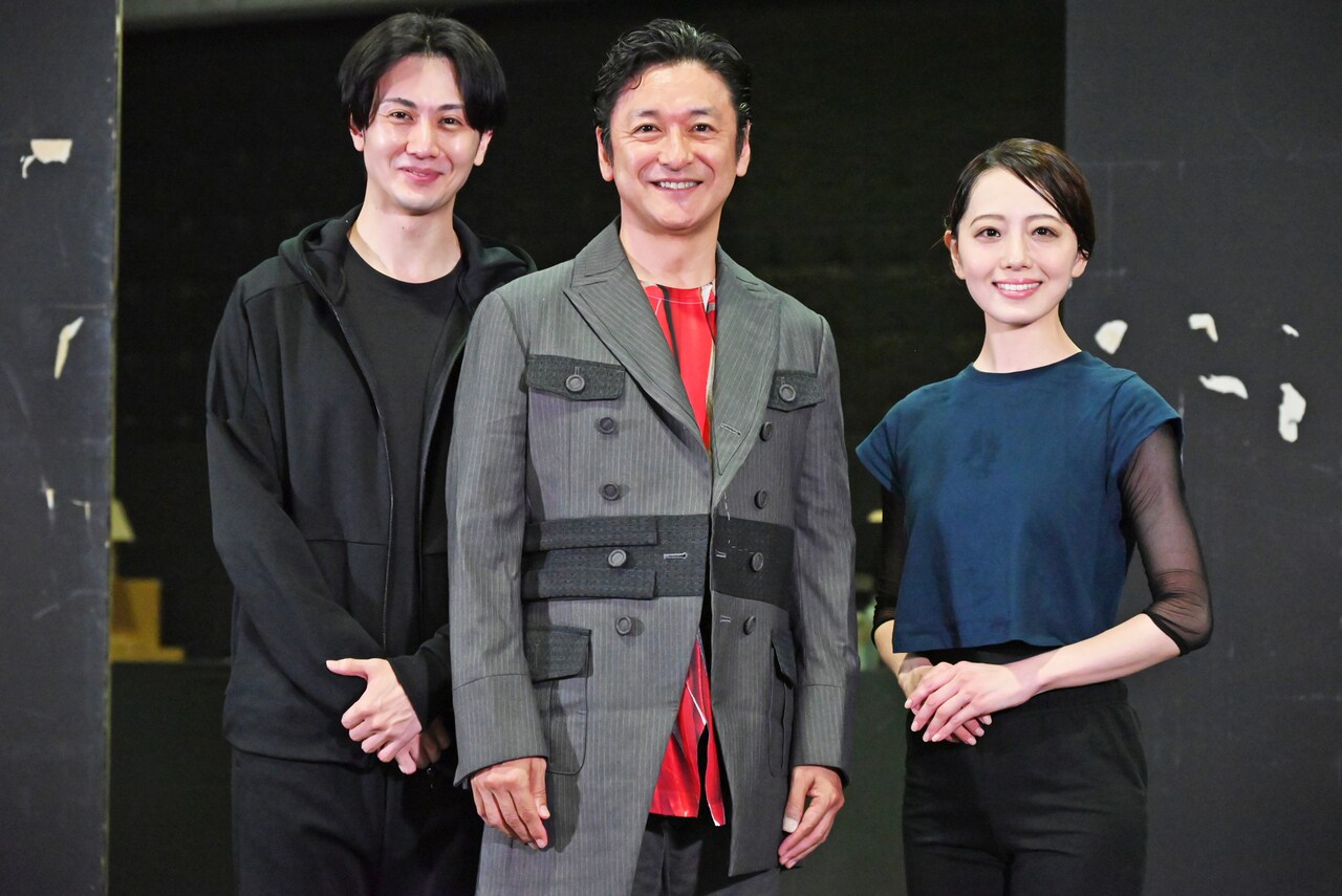 音楽劇「ライムライト」稽古、太田基裕が石丸幹二を絶賛「一生演じてほしい」朝月希和はバレエ披露