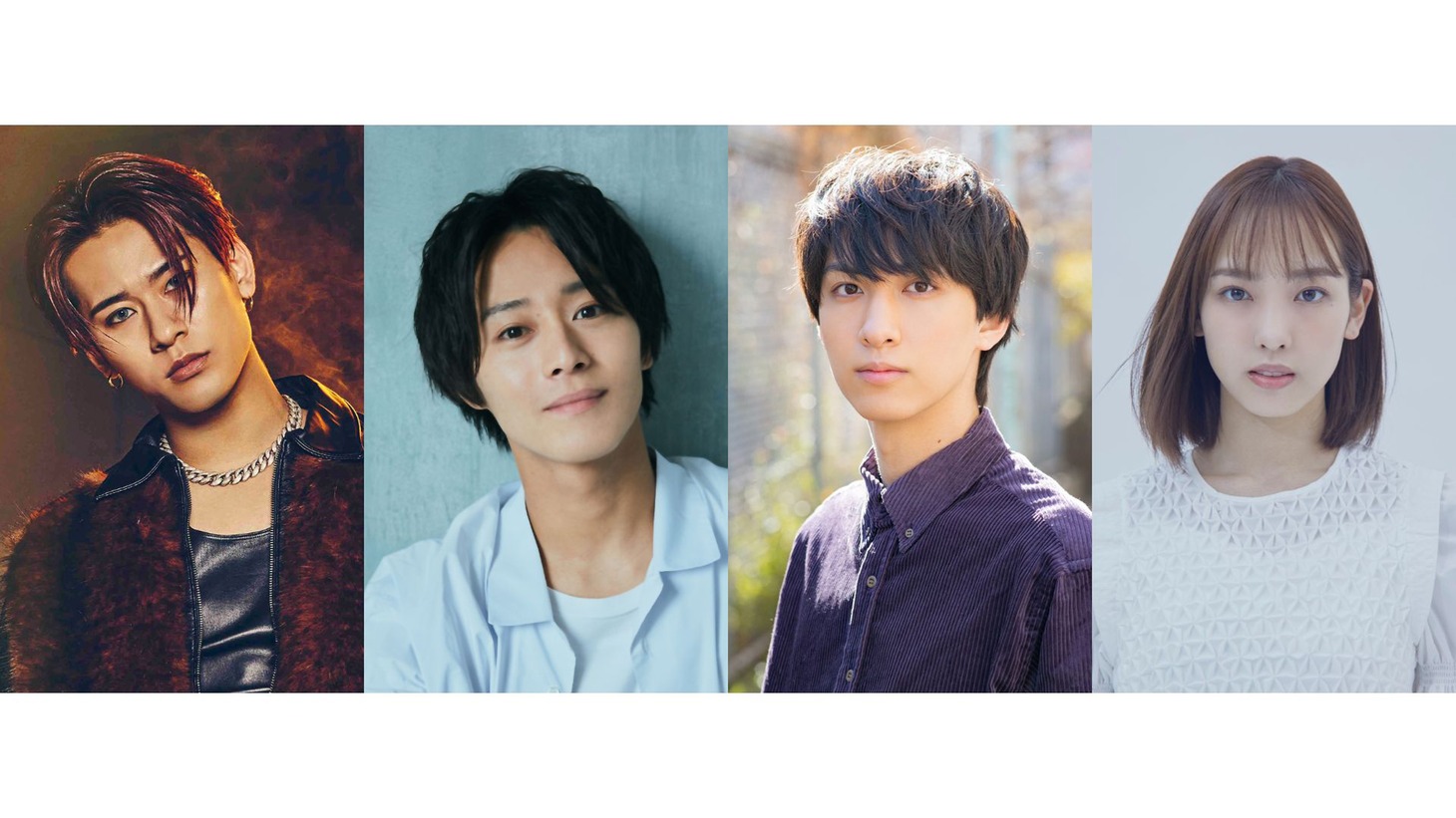 朗読劇「夢から醒めない夢を見よ。」12日公演の出演者。