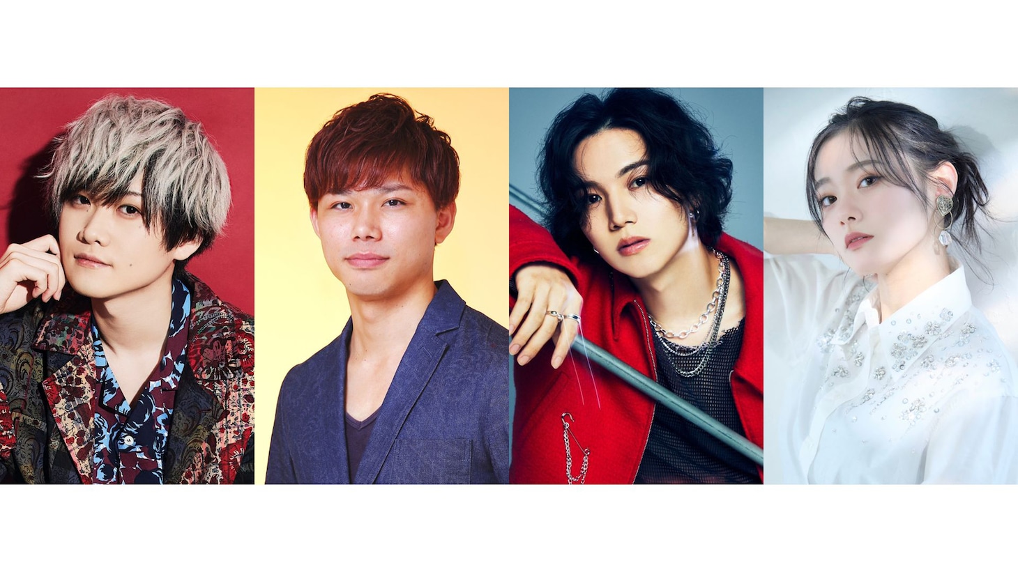 朗読劇「夢から醒めない夢を見よ。」15日夜公演の出演者。