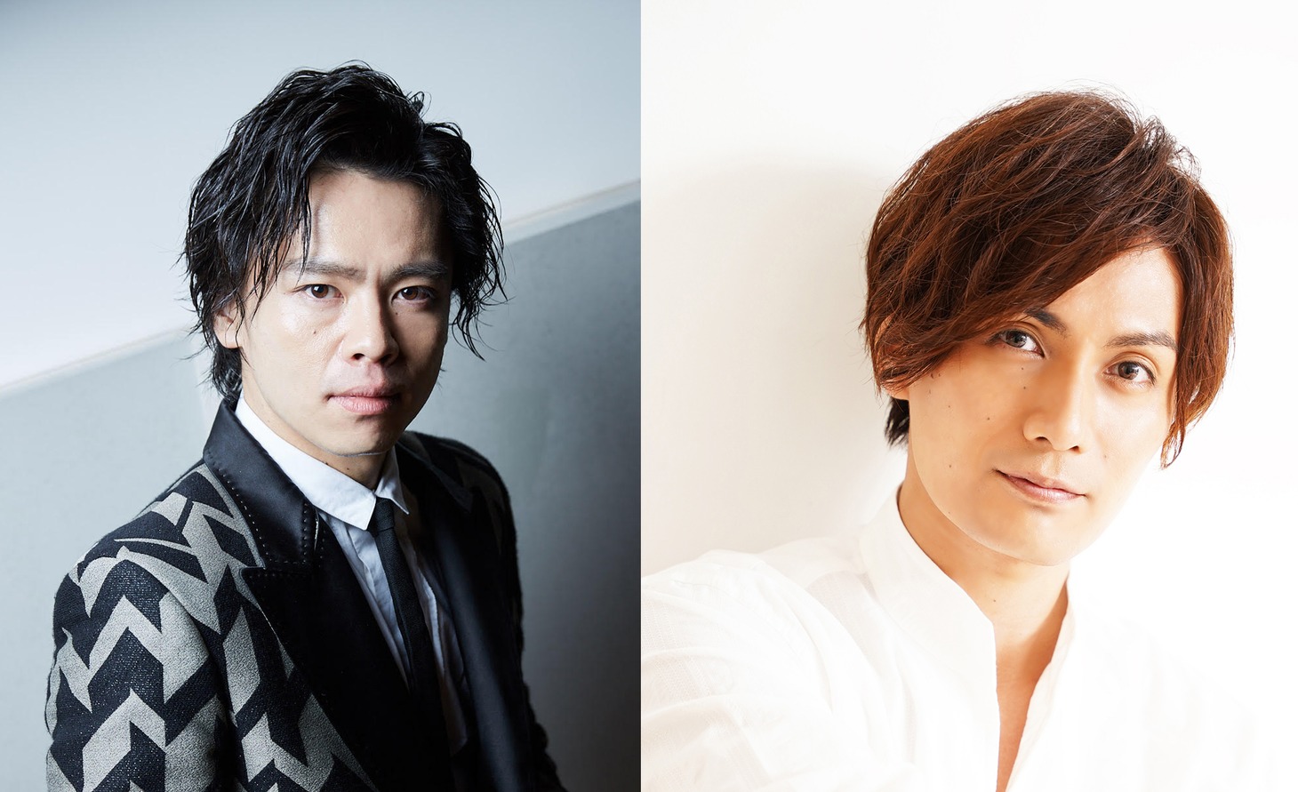 左から中川晃教、加藤和樹。