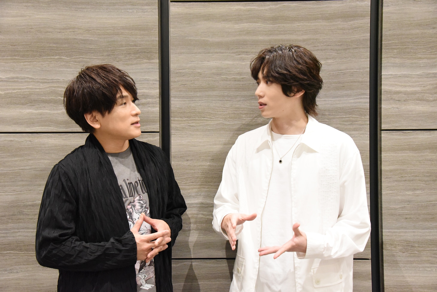 左から森田成一、染谷俊之。