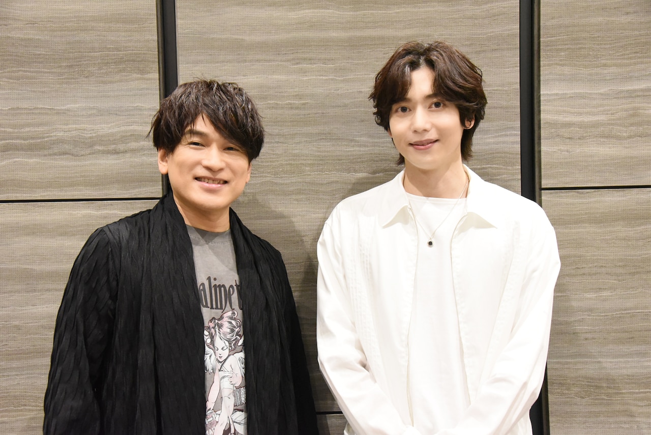 染谷俊之、憧れの声優・森田成一と初対面！「TRUMPシリーズ」ダリ・デリコ役の2人がトーク