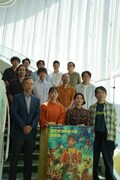 ヨーロッパ企画 第43回公演「来てけつかるべき新世界」記者会見の様子。