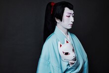 中村七之助扮する萩之介。（撮影：みなもと忠之）