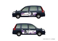 アントニオ・ダ・メダノレ Ver.のラッピングタクシー。