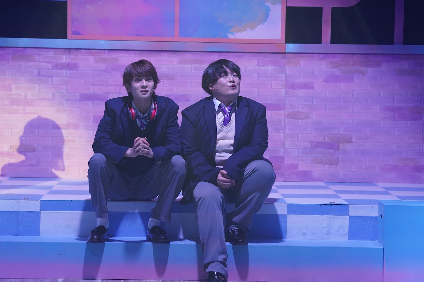ミュージカル「経験済みなキミと、経験ゼロなオレが、お付き合いする話。」フォトコールより。