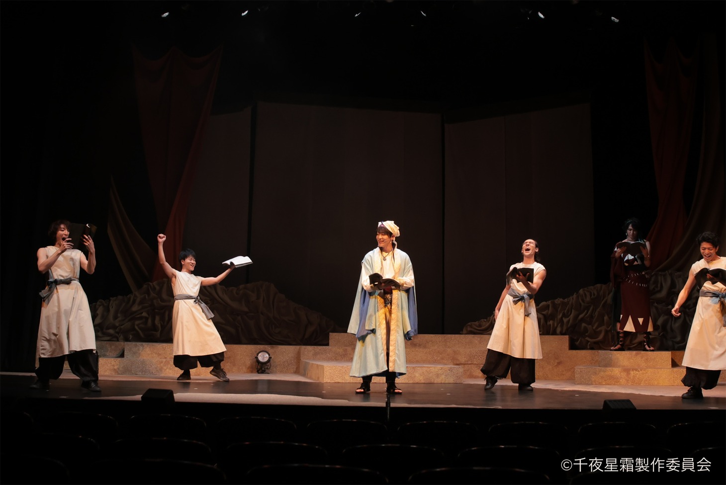 音楽朗読劇「千夜星霜 ～商人アンヘルトの宴は砂に歌う～」カマルチームより。