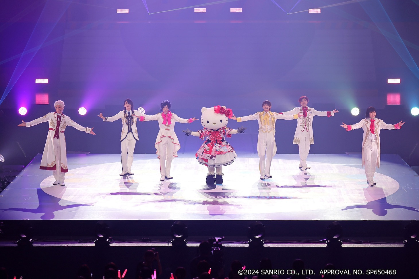 ネルケプランニング 30th ANNIVERSARY「ネルフェス2024」より、ミラクル☆ステージ「サンリオ男子」 。（撮影：大塚浩史 / DOUBLE SQUEEZE Inc.）